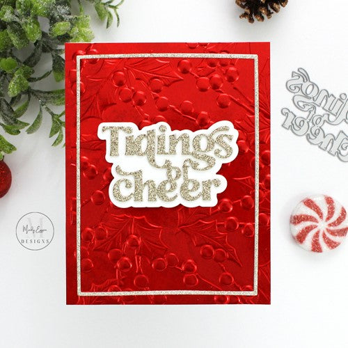 Simon Says Stamp! Simon Says Stamp FANCY TIDINGS OF CHEER Wafer Dies sssd112757 | color-code:ALT0