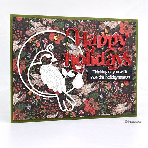 Simon Says Stamp! Simon Says Stamp FANCY HAPPY HOLIDAYS Wafer Dies sssd112758 | color-code:ALT3