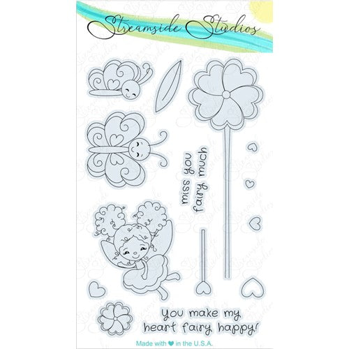 Simon Says Stamp! Streamside Studios HAPPY FAIRY Clear Stamp Set stsd06