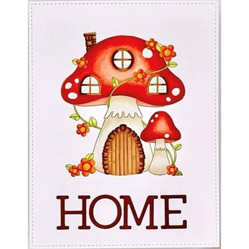 Simon Says Stamp! Streamside Studios FAIRY HOUSE Clear Stamp Set stsd08
