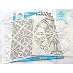 Simon Says Stamp! La-La Land Crafts SNOW TIME Stencil ST029