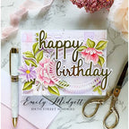 Simon Says Stamp! PinkFresh Studio DREAMY FLORALS Die Set 176722 | color-code:ALT04