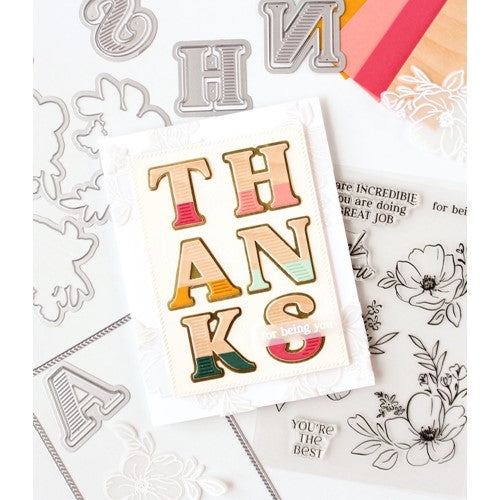 Simon Says Stamp! PinkFresh Studio YOU'RE THE BEST Die Set 180422 | color-code:ALT05