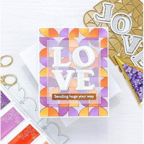 Simon Says Stamp! PinkFresh Studio QUADRANT BACKDROP Hot Foil Plate 181022 | color-code:ALT05
