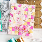 Simon Says Stamp! PinkFresh Studio QUADRANT BACKDROP Hot Foil Plate 181022 | color-code:ALT3