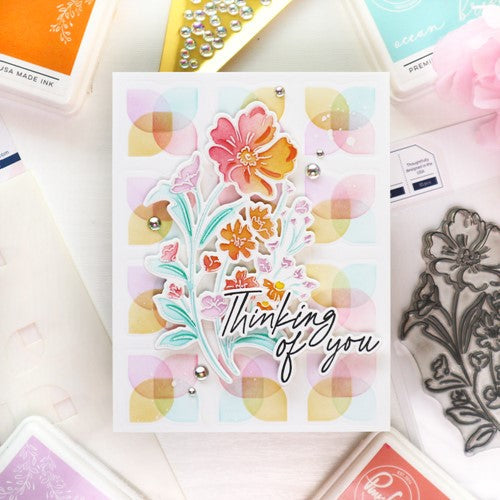 Simon Says Stamp! PinkFresh Studio OVERLAPPING GEO LEAF Die 181622 | color-code:ALT03