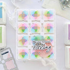 Simon Says Stamp! PinkFresh Studio OVERLAPPING GEO LEAF Die 181622 | color-code:ALT04