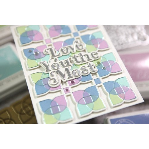 Simon Says Stamp! PinkFresh Studio OVERLAPPING GEO LEAF Die 181622 | color-code:ALT05