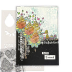 Simon Says Stamp! Polkadoodles FUNKY BUTTERFLY WISH Clear Stamps pd8697