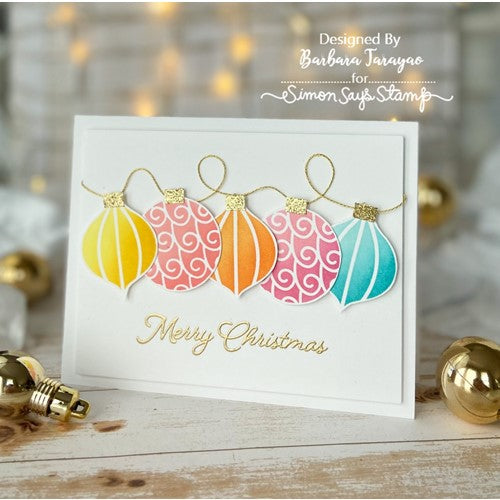 Simon Says Stamp! Simon Says Stamp Stencils BAUBLES ssst221664 | color-code:ALT4