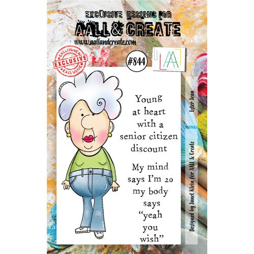 Simon Says Stamp! AALL & Create ESTER JEAN A7 Clear Stamps aall844
