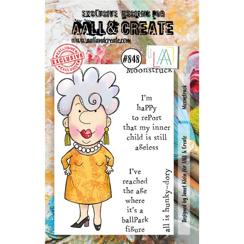 Simon Says Stamp! AALL & Create MOONSTRUCK A7 Clear Stamps aall848