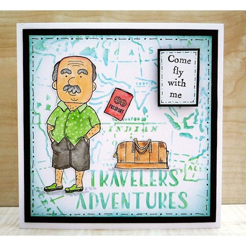Simon Says Stamp! AALL & Create STANLEY TRAVELS A7 Clear Stamps aall850