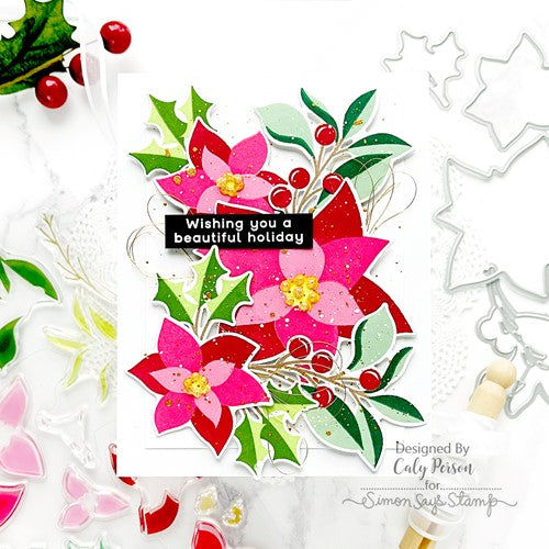 Simon Says Stamp! Simon Says Clear Stamps HOLIDAY FLORALS sss202604c DieCember | color-code:ALT1
