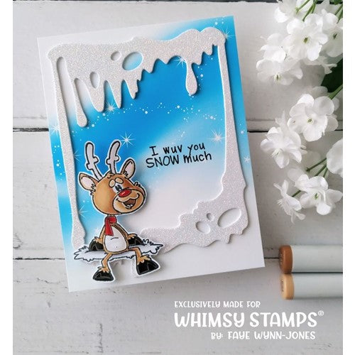 Simon Says Stamp! Whimsy Stamps REINDEER TIME Clear Stamps DP1102