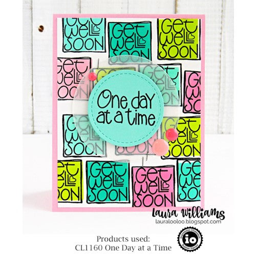 Simon Says Stamp! Impression Obsession Clear Stamps ONE DAY AT A TIME Clear Stamps CL1160