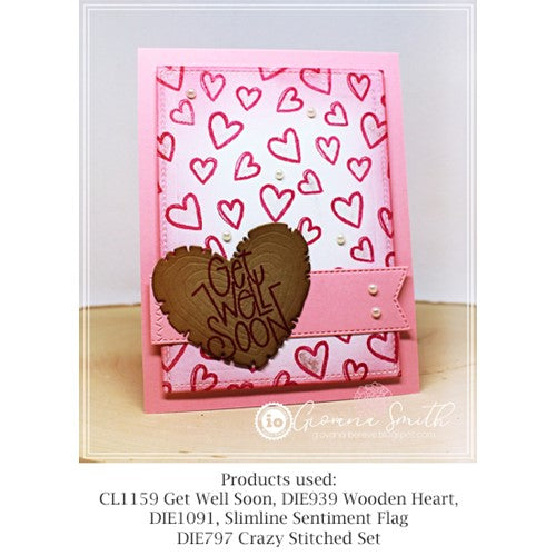 Simon Says Stamp! Impression Obsession Clear Stamps GET WELL SOON Clear Stamps CL1159