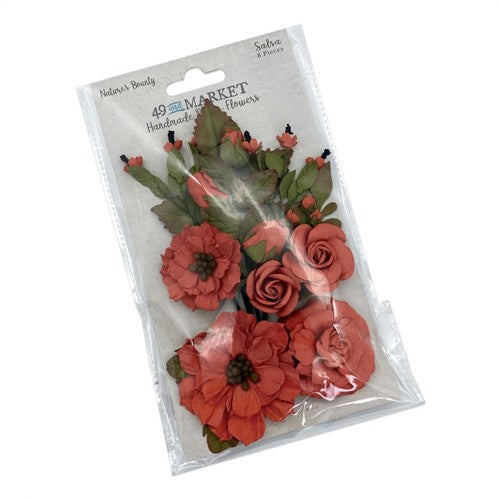 Simon Says Stamp! 49 and Market NATURE'S BOUNTY SALSA Handmade Paper Flowers FM-38411