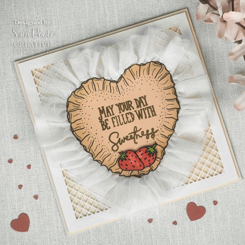 Simon Says Stamp! Creative Expressions SWEETNESS HEART Sam Poole Clear Stamps cec1017