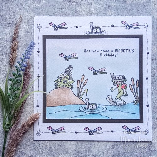 Simon Says Stamp! Creative Expressions BOTTOM'S UP Clear Stamps umsdb133