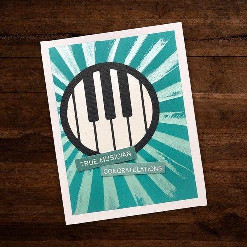 Simon Says Stamp! Paper Rose PIANO METAL CIRCLE Die 28279
