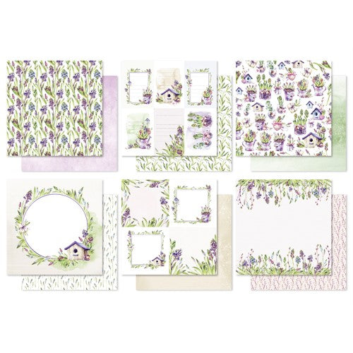 Simon Says Stamp! Paper Rose VIOLET GARDEN 6x6 Paper 28384
