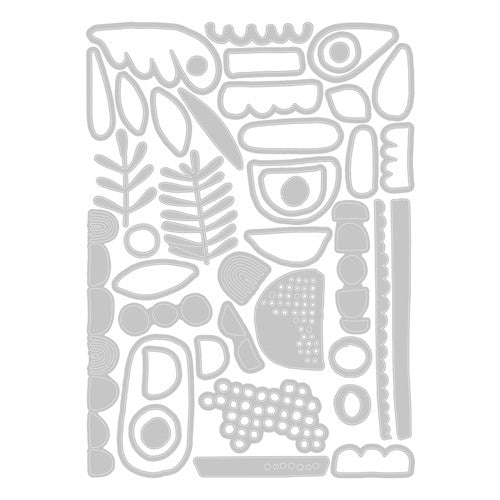 Simon Says Stamp! Tim Holtz Sizzix ABSTRACT ELEMENTS Thinlits Dies 666280