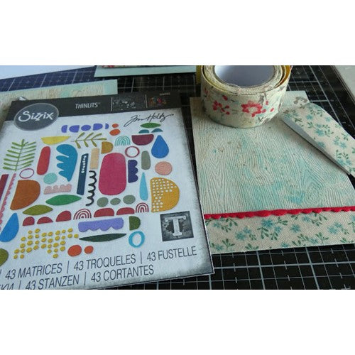 Simon Says Stamp! Tim Holtz Sizzix ABSTRACT ELEMENTS Thinlits Dies 666280 | color-code:ALT5