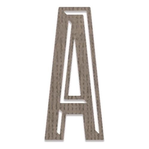 Simon Says Stamp! Tim Holtz Sizzix ALPHANUMERIC EMPORIUM Thinlits Dies 666282