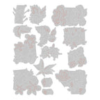 Simon Says Stamp! Tim Holtz Sizzix BRUSHSTROKE FLOWERS MINI Thinlits Dies 666284