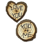 Simon Says Stamp! Tim Holtz Sizzix WOOD SLICE and Alphabet Thinlits Dies 666291