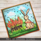 Simon Says Stamp! Tim Holtz Sizzix BUNNY STITCH Thinlits Dies 666293
