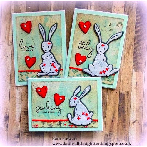 Simon Says Stamp! Tim Holtz Sizzix BUNNY STITCH Thinlits Dies 666293 | color-code:ALT5