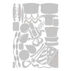 Simon Says Stamp! Tim Holtz Sizzix CELEBRATE Colorize Thinlits Dies 666285