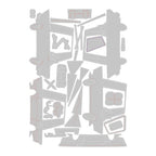 Simon Says Stamp! Tim Holtz Sizzix ROAD TRIP Colorize Thinlits Dies 666288