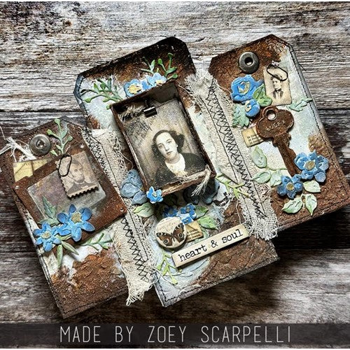 Simon Says Stamp! Tim Holtz Sizzix ENTANGLED 3D Texture Fades Embossing Folder 666155