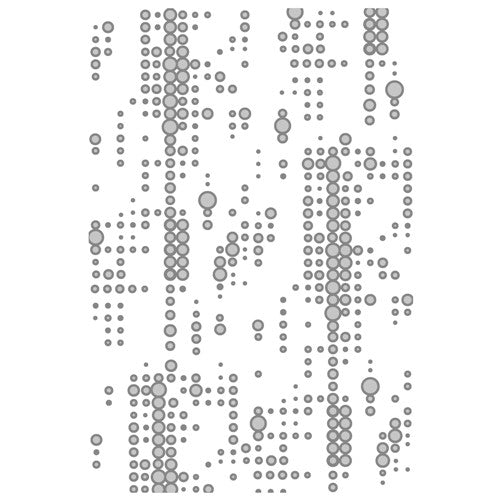 Simon Says Stamp! Tim Holtz Sizzix DOTTED Multi-Level Texture Fades Embossing Folder 666292