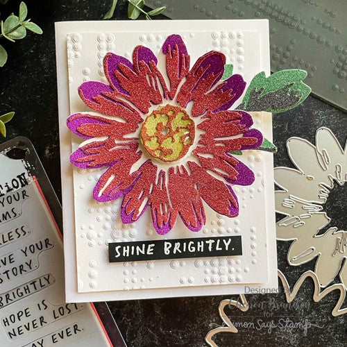 Simon Says Stamp! Tim Holtz Sizzix DOTTED Multi-Level Texture Fades Embossing Folder 666292 | color-code:ALT2