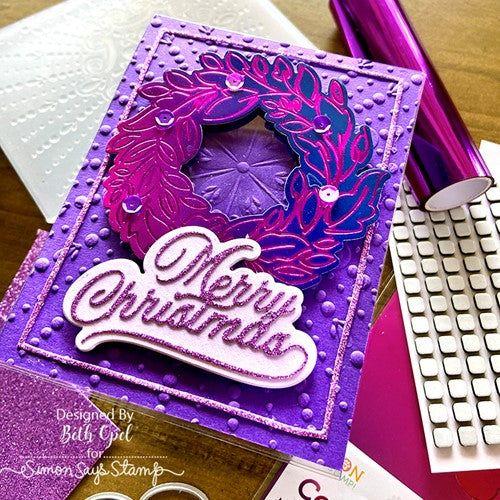 Simon Says Stamp! Simon Says Stamp Cardstock WINTER GLITTER 6x6 sss327 Diecember