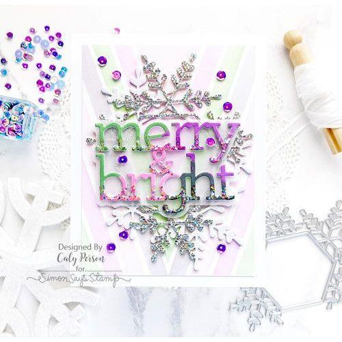 Simon Says Stamp! Simon Says Stamp Cardstock WINTER GLITTER 6x6 sss327 Diecember | color-code:ALT4