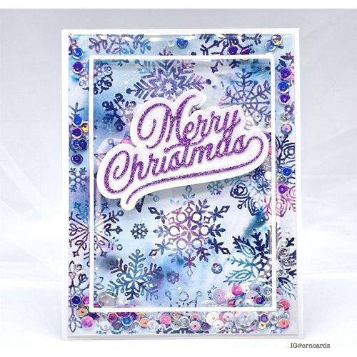 Simon Says Stamp! Simon Says Stamp Cardstock WINTER GLITTER 6x6 sss327 Diecember