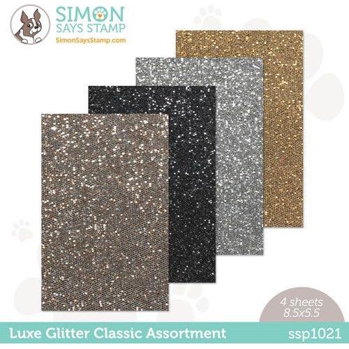 Simon Says Stamp! Simon Says Stamp LUXE GLITTER CARDSTOCK CLASSIC Assortment ssp1021 Diecember