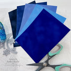 Simon Says Stamp! Simon Says Stamp PAWSITIVELY VELVET LUXURY CARDSTOCK Shades Of Blue ssp1017