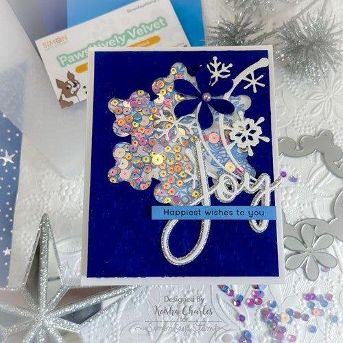 Simon Says Stamp! Simon Says Stamp PAWSITIVELY VELVET LUXURY CARDSTOCK Shades Of Blue ssp1017