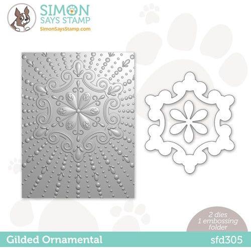 Simon Says Stamp! Simon Says Stamp Embossing Folder And Dies GILDED ORNAMENTAL sfd305