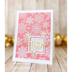 Simon Says Stamp! Simon Says Cling Stamps REVERSE ALL SNOWFLAKES BACKGROUND sss102627 Diecember