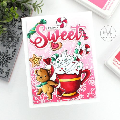 Simon Says Stamp! Simon Says Cling Stamps REVERSE ALL SNOWFLAKES BACKGROUND sss102627 Diecember | color-code:ALT2