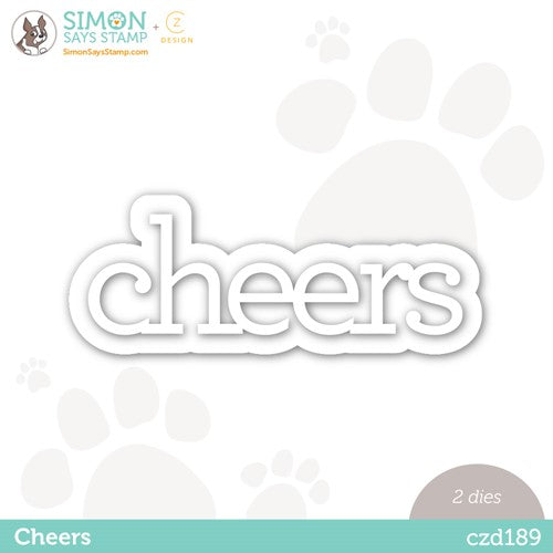 Simon Says Stamp! CZ Design Wafer Dies CHEERS czd189 Diecember