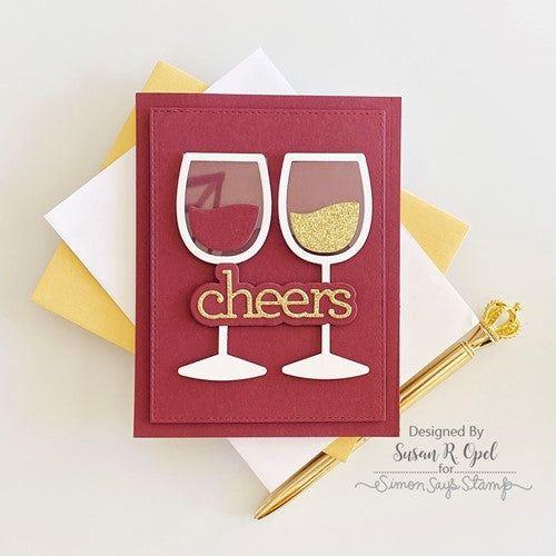 Simon Says Stamp! CZ Design Wafer Dies CHEERS czd189 Diecember