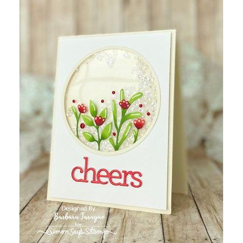 Simon Says Stamp! CZ Design Wafer Dies CHEERS czd189 Diecember